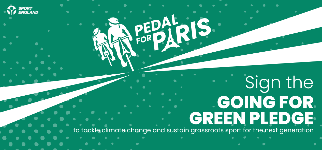Pedal for Paris to galvanise the sport and physical activity sector to step up its work in tackling climate change